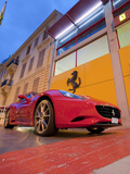 A Ferrari and Auto Showroom in Monte Carlo