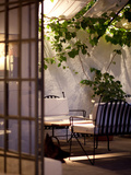 The Patio at a Fine Hotel and Winery in Mendoza