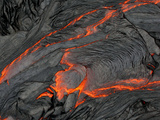 Buy Molten Magma Glows under a Dark Crust of Hardened Lava at AllPosters.com