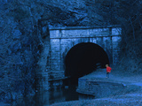 Buy Young Boy Walking Along the Canal Near Pawpaw Tunnel at AllPosters.com