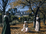 Buy Women in 18th-Century Costume Reenact at Colonial Williamsburg at AllPosters.com