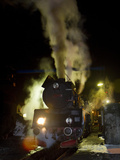 Polish State Railways Steam Locomotive after Bringing in Commuters