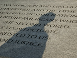 The Shadow of a World War II Veteran on the World War II Memorial
