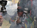 Buy A Conchero Aztec Dancer Elebrates Toxcatl, Dedicated to the Sun at AllPosters.com