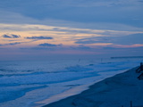 Buy Surf Surging Toward the Beach at Dusk at AllPosters.com