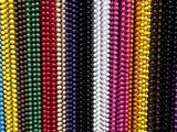 Colorful Bead Necklaces at the Carmel Market
