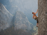 Buy A Climber, Without a Rope, Grips an Expanse of El Capitan at AllPosters.com