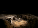 Buy The Horns of Aurochs Mark the Burial Chambers in a Neolithic Settlement at AllPosters.com