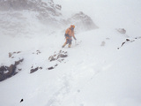 A Mountain Climber Battles Icy Blasts of Wind on Nanga Parbat