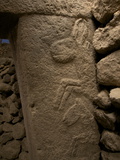 Buy A Pillar with a Goitred Gazelle and Asiatic Wild Ass Stands at Gobekli Tepe at AllPosters.com
