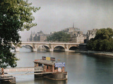 A View of the River and a Bridge