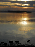 Sunset over the Calm Waters of Penobscot Bay, Maine