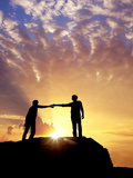 Buy 'Hands across the Divide' Sculpture in Derry City, Northern Ireland at AllPosters.com
