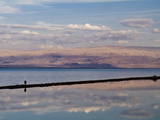 The Dead Sea at Sunset with a View Toward Jordan