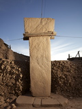 Buy A Supported T-Shaped Pillar at Gobekli Tepe at AllPosters.com