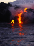 Buy Glowing Lava Flowing into the Sea at AllPosters.com