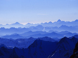 Buy Mountains from High Above on Nanga Parbat During the Sunset Hours at AllPosters.com