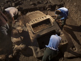 Buy On the Floor of One Ring of Pillars at Gobekli Tepe Lie the Remains of a Portal at AllPosters.com