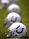 Colts Football: Franklin, IN - Colts Helmets