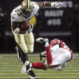 Saints Falcons Football: Atlanta, GA - Pierre Thomas