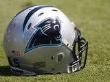 Eagles Panthers Football: Charlotte, NC - Carolina Panthers helmet