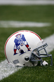 Patriots Broncos Football: Denver, CO - Patriots Throwback Helmet