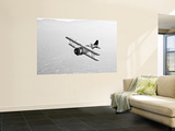 A Grumman F3F Biplane in Flight