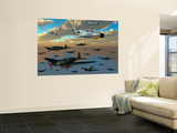 Buy German Heinkel He 111 Bombers Gather over the English Channel at AllPosters.com
