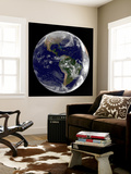 Full Earth Showing North America and South America