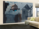Space Probes and Androids Survey an Ancient Civilization Wall Mural – Large