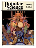 Front Cover of Popular Science Magazine: March 1, 1928