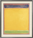 Untitled (Blue, Yellow, Green on Red), 1954