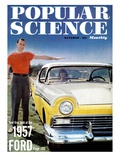 Front cover of Popular Science Magazine: October 1, 1957