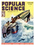 Buy Front Cover of Popular Science Magazine: January 1, 1930 at AllPosters.com