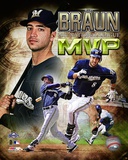 Ryan Braun 2011 NL MVP Portrait Plus