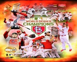 St. Louis Cardinals 2011 World Series Champions PF Gold Composite
