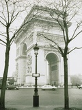 Arc de Triomphe and Place Charles de Gaulle in Paris Fotografie-Druck