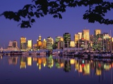 Buy Vancouver and Lost Lagoon at Night at AllPosters.com