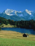 Lake 'Geroldsee' and the so called 'Karwendel' mountains