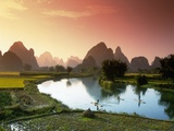 Fishing on the Li River Photographic Print