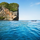 Phang-Nga Bay Island with Mountains