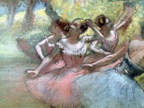 Four Ballerinas on the Stage