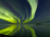 Buy Aurora Borealis over Lake Thorisvatn at AllPosters.com