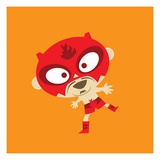 Rojo Standing On One Foot
