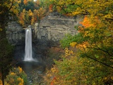 Buy Waterfall Amongst Autumn Foliage at AllPosters.com