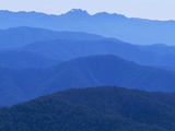 Mountain Ridges at Dawn in Australian Alps Photographic Print