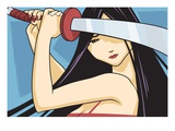 Buy Anime Fighter with Sword at AllPosters.com