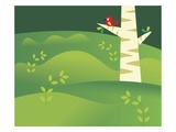 Buy A Bird Perched on a Branch of a Tree at AllPosters.com