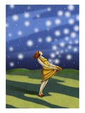 Catching stars Giclee Print