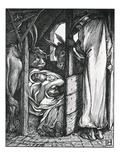 Illustration of the Nativity by Laurence Housman Giclee Print